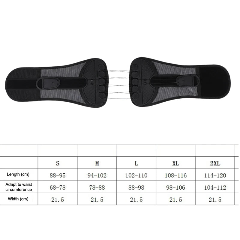 Double Pull Waist Brace Back Lumbar Support Corset Woman Man Waist Trimmer Belt Injury Muscle Posture Corrector Belt